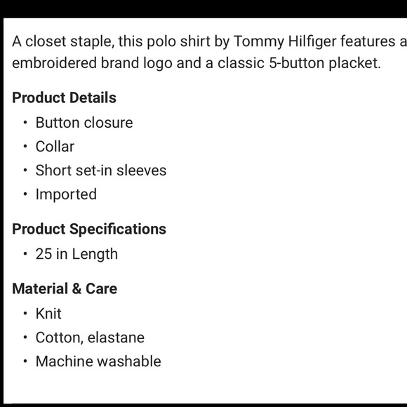 Tommy Hilfiger Ladies Polo Shirt - Picture 2 of 2